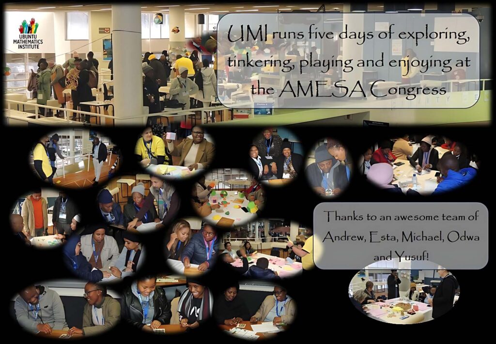 The Ubuntu Maths Institute's Poster for 28th Annual National Congress of AMESA, July 2023